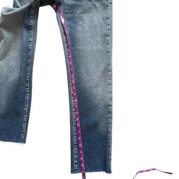 Kensie Jeans Women's Size 2/26 Sz 2 Blue Allie High Rise Slim Straight Preppy - Picture 10 of 13